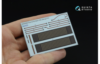 3D Декаль интерьера кабины Ford GT40 Mark II '66 (Meng) (с 3D-печатными деталями и металстикерами)