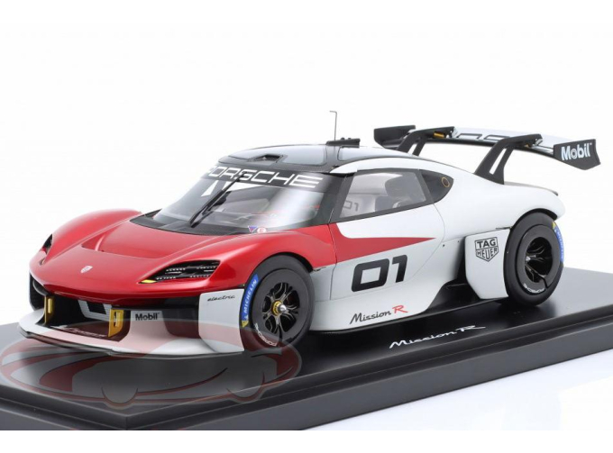 PORSCHE Mission R #01, red / white