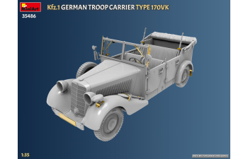 Сборная модель MERCEDES-BENZ 170vk German Military Troop Carrier 1936