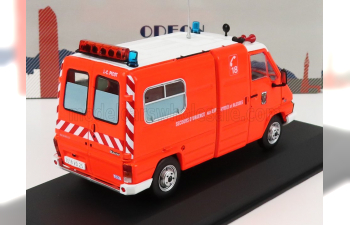 RENAULT Master T30 Van Vsab Picot Sdis 25 Sapeurs Pompiers (1981), Orange Fluo White