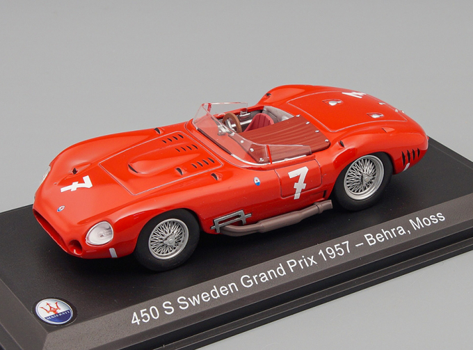 MASERATI 450 S #7 Behra/Moss Sweden Grand Prix 1957