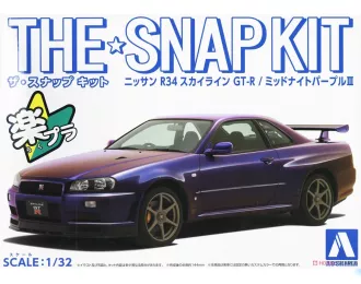 Сборная модель Nissan Skyline GT-R R34, Midnight Purple III