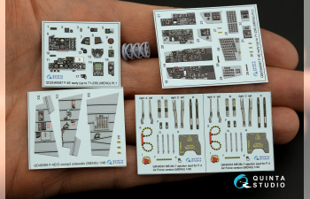 3D Декаль интерьера кабины F-4E early с установленным предкрылком крыла (Meng) (с 3D деталями)