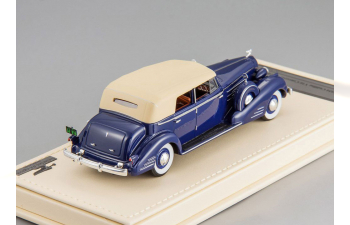 Cadillac V16 Convertible Sedan Fleetwood 1934 (dark blue)