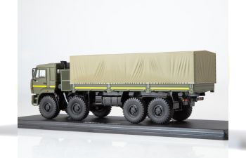Камский грузовик 6560 бортовой (с тентом) рестайлинг, хаки