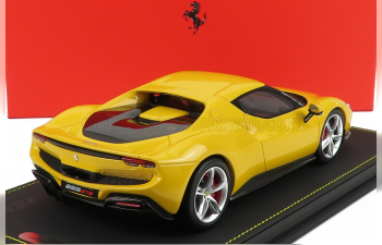 FERRARI 296 Gtb Hybrid 830hp V6 (2021) - Con Vetrina - With Showcase, Giallo Modena - yellow