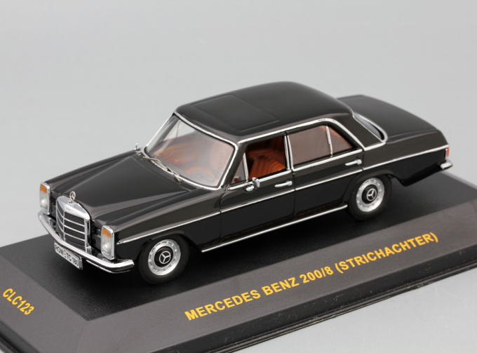 MERCEDES-BENZ 200/8 (Strichachter), black with cream interior