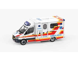 MERCEDES-BENZ Sprinter, white / red