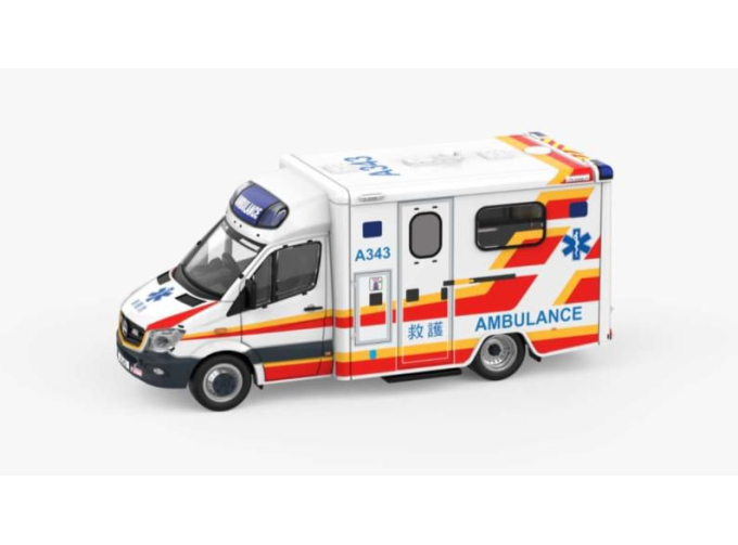MERCEDES-BENZ Sprinter, white / red