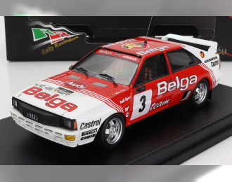 AUDI Quattro Belga N3 Winner Haspengouw (1983) M.Duez - W.Lux, Red White