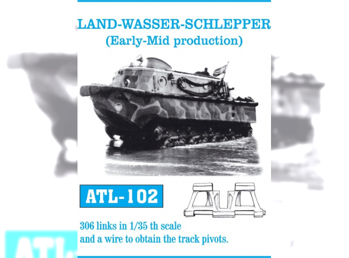 Atl-35-102 Траки железные для Land - Wasser - Schlepper (Early Mid production)