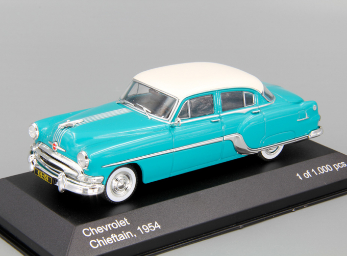 CHEVROLET Chieftain (1954), turquoise / white