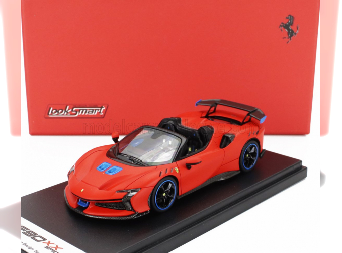 FERRARI Sf90 Xx Stradale Spider (2024), Rosso Le-mans - Matt Red Blue Black