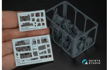 3D Декаль интерьера кабины RF-4C Phantom II (late без DMAS) (Hasegawa) (малая версия) (с 3D-печатными деталями)