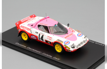 Lancia Stratos No.14 Winner Coupes des Dames Monte Carlo 1977 C. Dacremont - C. Galli