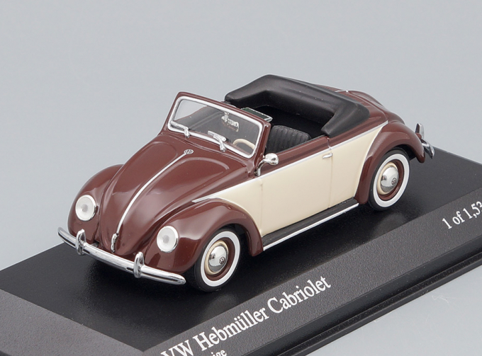 VOLKSWAGEN Hebmüller Cabriolet (1949), brown / creme