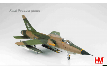 Republic F-105D Thunderchief Diecast Model USAF 355th TFW 357th TFS "Memphis Belle II" Buddy Jones Takhli RTAFB Thailand 1966