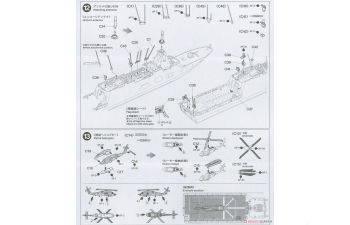 Сборная модель JMSDF Defense Ship FFM-1 Mogami