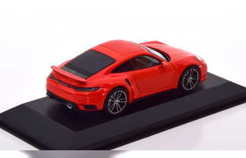 PORSCHE 911 (992) Turbo S Coupe (2020), orange