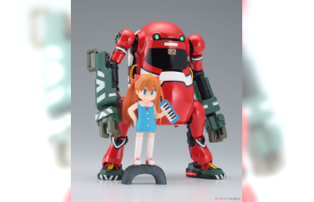 Сборная модель Робот 20 MechatroWeGo x Evangelion Unit-02 + Asuka Langley