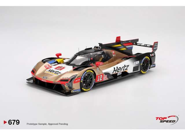 Cadillac V-Series.R #12 Cadillac Hertz Jota Le Mans 24 hrs, gold/white/black 2025