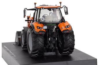 DEUTZ-FAHR 6150.4 Ttv Tractor With Fz 47-23 Front Loader (2018), Orange Black