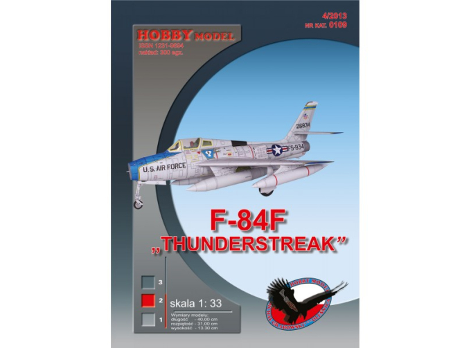 Сборная модель F-84F "Thunderstreak"