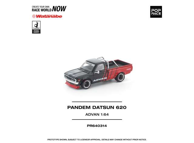 DATSUN Pandem 620 *Advan*, red/black