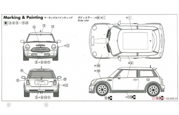 Сборная модель Mini Cooper S