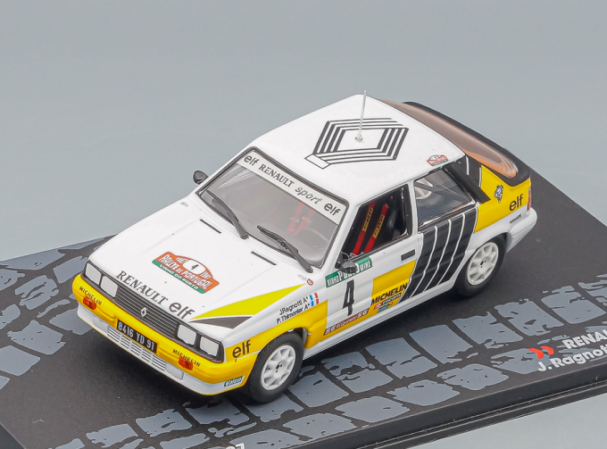 RENAULT 11 Turbo #4 J.Ragnotti - P.Thimonnier, white / yellow