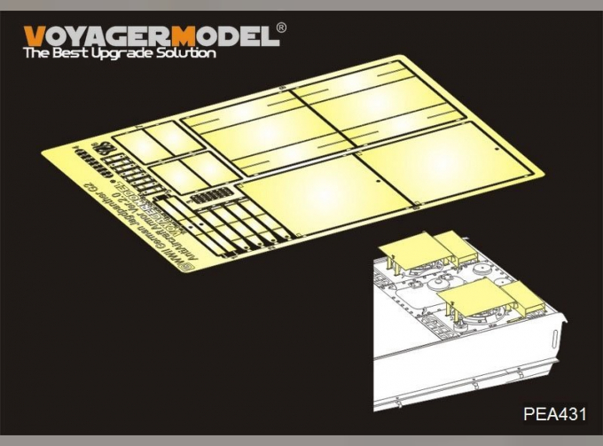 Фототравление Защитная броня для Немецкого Jagdpanther G2 Ver.2.0