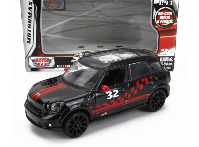 MINI Cooper S Countryman №32 Racing (2011), Black Red