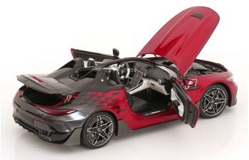 MERCEDES-BENZ Sl-class Amg 4.0l V8 Biturbo 585cv Purespeed №10 Spider Open (2025), Red Black