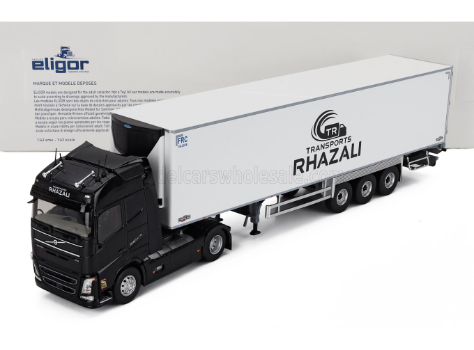 VOLVO Fh Truck Telonato Rhazali Transports (2023), Black White