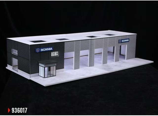 Diorama Scania show room, various