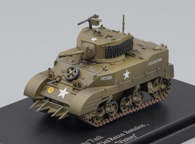 U.S. M5A1 Stuart Light Tank "Victory" E Tank Company 83rd Armored Recon Bttn. 3rd Armored Division