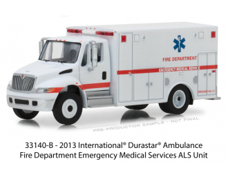 INTERNATIONAL Durastar Ambulance "Fire Department Emergency Medical Services ALS Unit" 2018