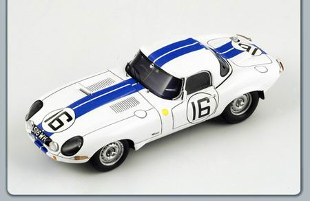 JAGUAR E Type №16 Le Mans (R.Salvadori - P.Richards) 1963, white