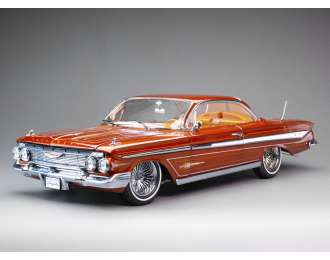 CHEVROLET Impala Cabriolet Hard top Lowrider (1961), orange
