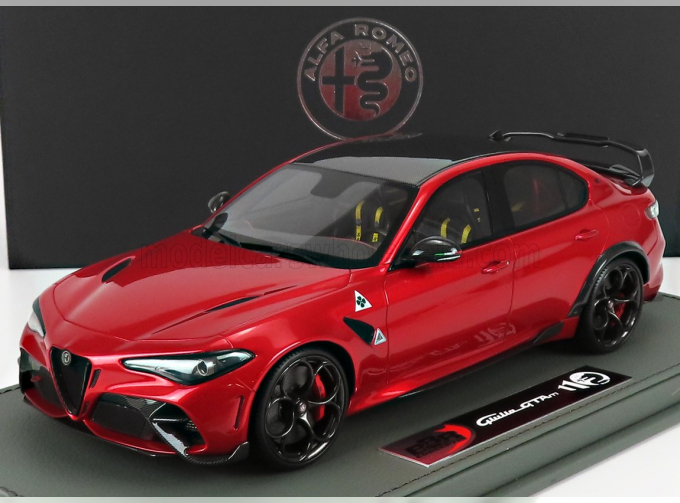 ALFA ROMEO Giulia Gtam 2020 - Con Vetrina - With Showcase, Rosso Gta - Red Met