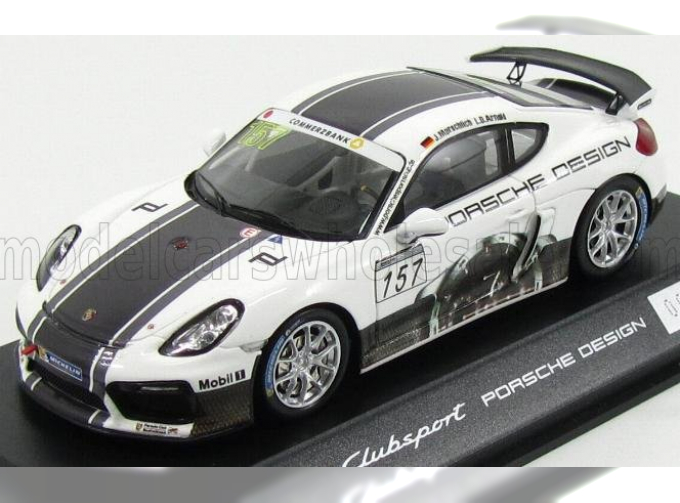 PORSCHE Cayman Gt4 №157 Clubsport (2015) J.Marschlich - L.d.Arnold, White Black