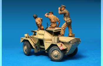 Сборная модель Бронеавтомобиль DINGO Mk.1b BRITISH SCOUT CAR w/CREW