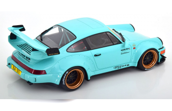 PORSCHE 911 (964) RWB Body Kit Tiffany (2015), mint green