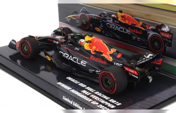 RED BULL F1 Rb18 Team Oracle Red Bull Racing №1 World Champion Winner Hungarian Gp (2022) Max Verstappen, Matt Blue Yellow Red
