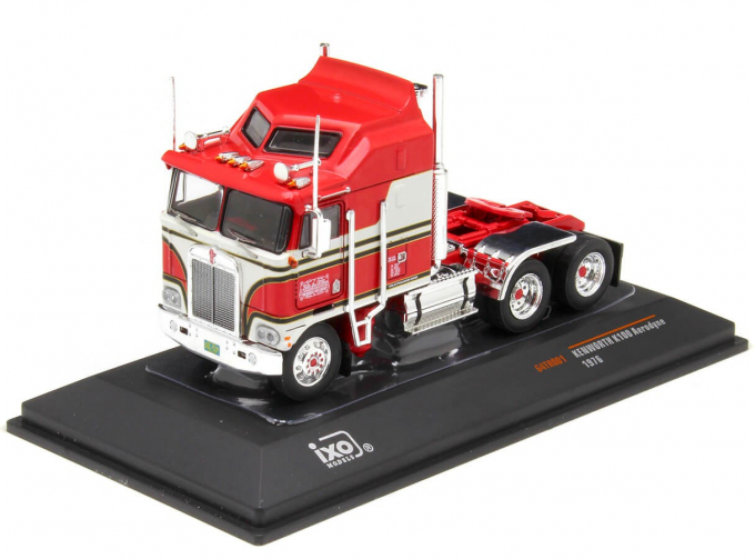 KENWORTH K100 Aerodyne седельный тягач (1976) Red/White