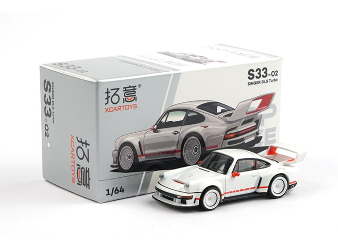 PORSCHE Singer DLS Turbo, white / red