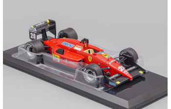 FERRARI F1 87/88c N 28 Season (1988) Gerard Berger - Con Vetrina - With Showcase, Red Black