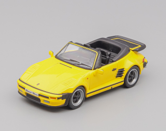 PORSCHE 911 Slant Nose Cabrio (1989), yellow