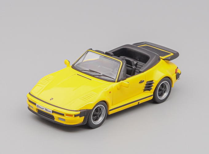 PORSCHE 911 Slant Nose Cabrio (1989), yellow