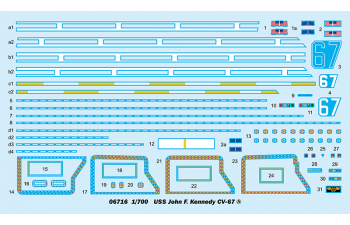 Сборная модель USS John F. Kennedy CV-67